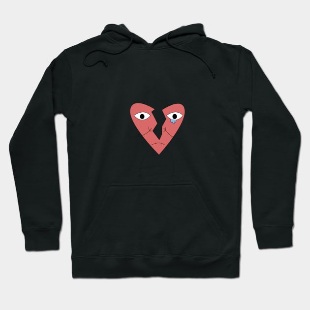 broken heart Hoodie by hezny_look